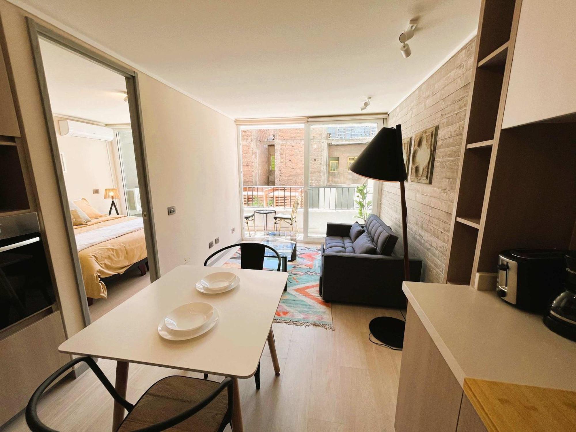 Hom I Exclusivo Dpto 1d1b 3pax Centro Apartamento Santiago de Chile